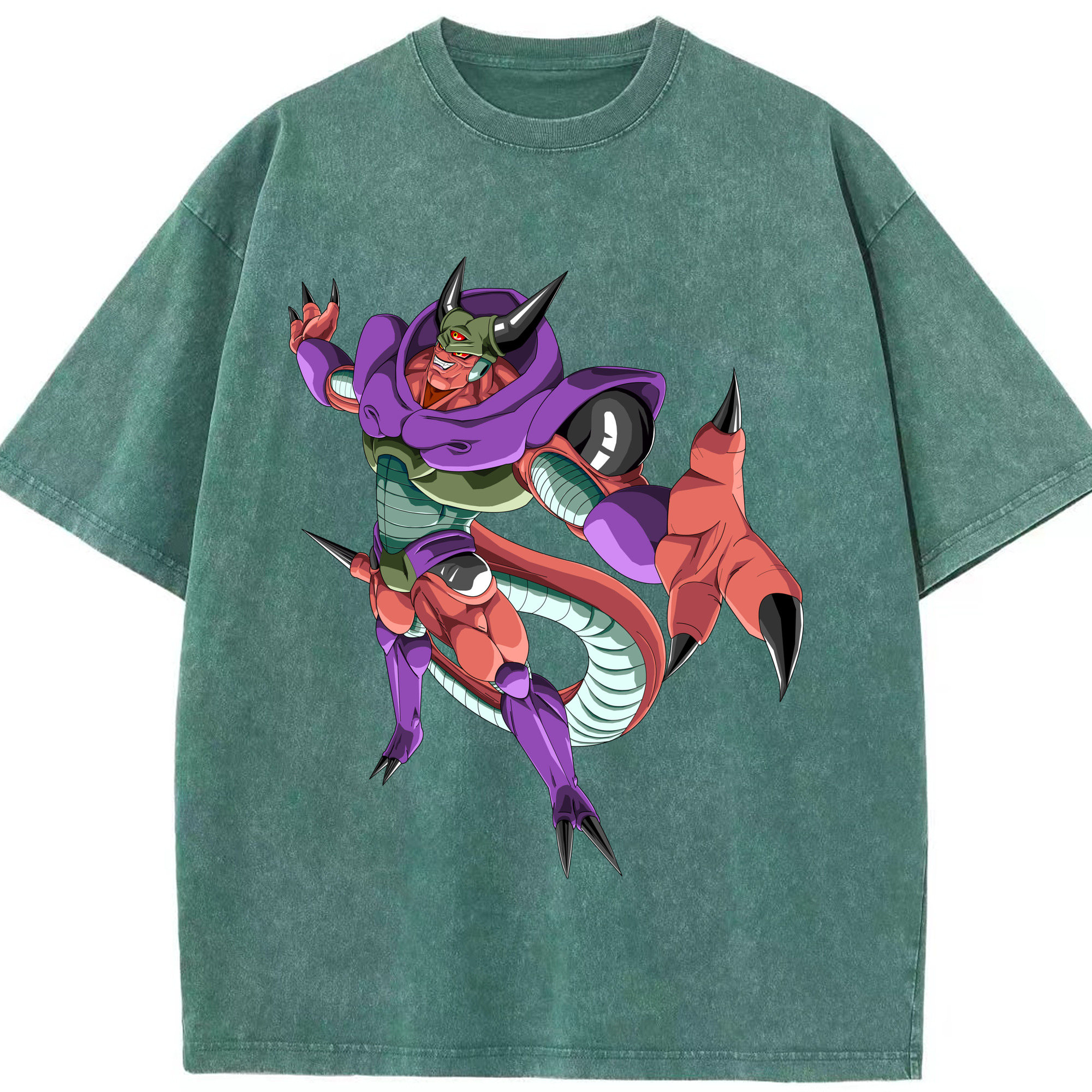 （画像用） ドラゴンボール ジャネンバ DRAGON BALL Janemba 綿100% ヴィンテージ風 半袖Tシャツ（フロントプリント）